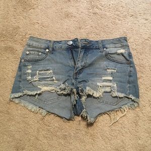 Harmony+Havoc festival jean shorts